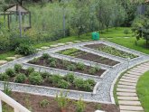 Disein Of The Garden With His Hands